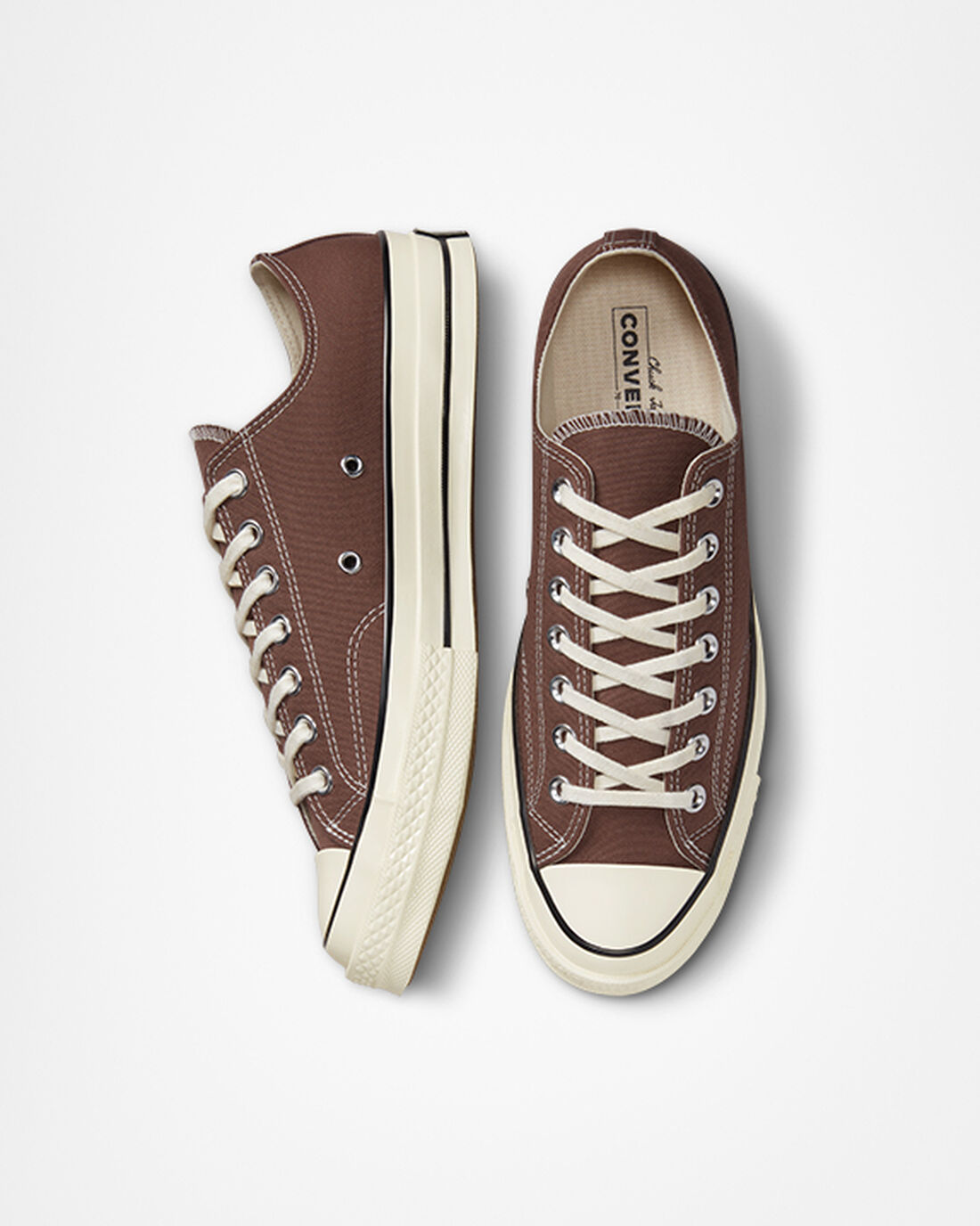 Converse Chuck 70 Vintage Canvas Sneakers Herr Bruna/Svarta | Sverige-34659