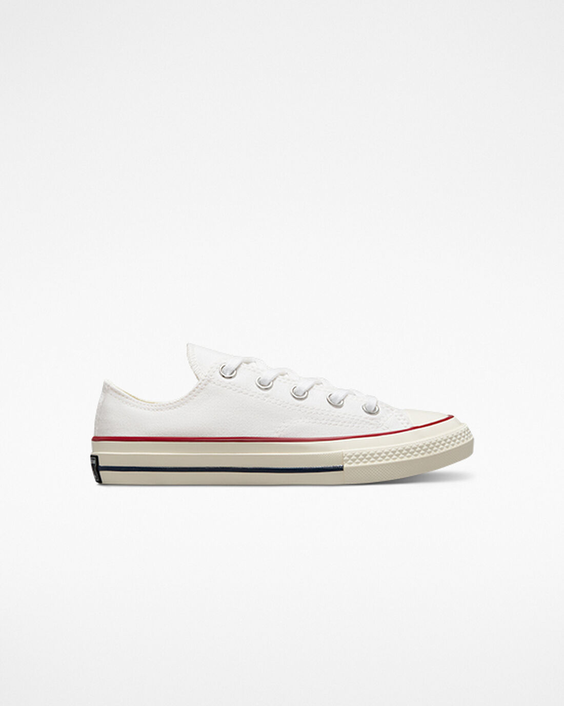 Converse Chuck 70 Vintage Canvas Sneakers Tjej Vita/MörkRöda | Sverige-51087