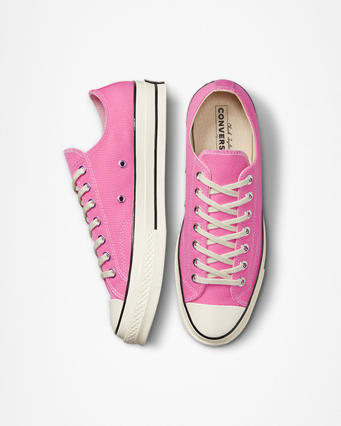 Converse Chuck 70 Vintage Canvas Sneakers Dam Rosa/Svarta | Sverige-57193