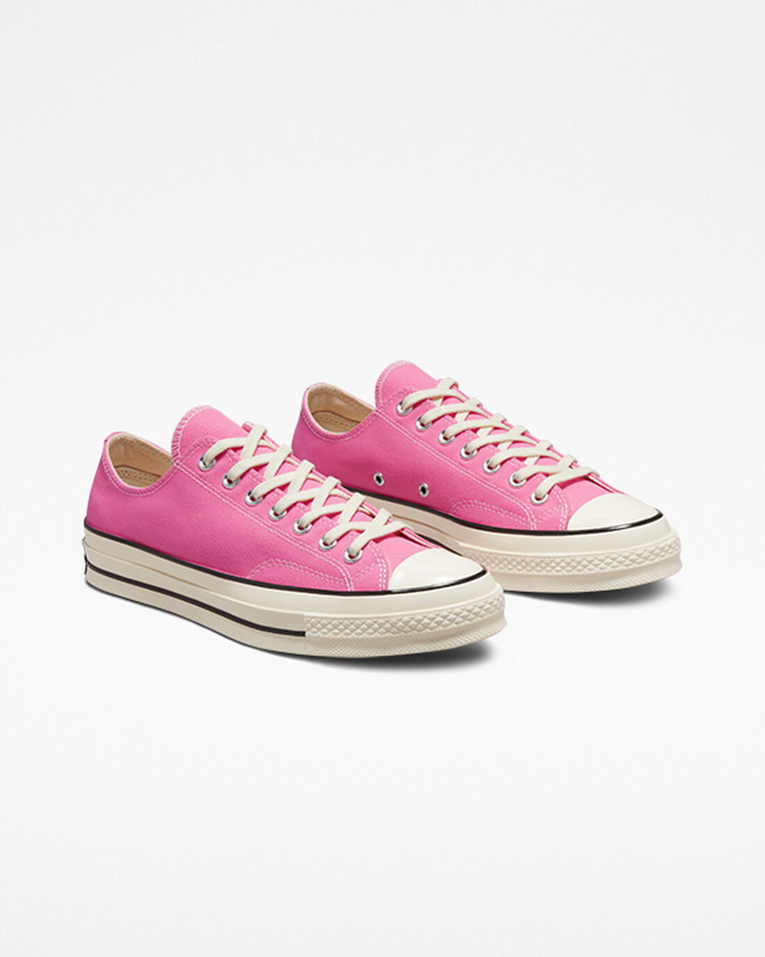 Converse Chuck 70 Vintage Canvas Sneakers Dam Rosa/Svarta | Sverige-57193