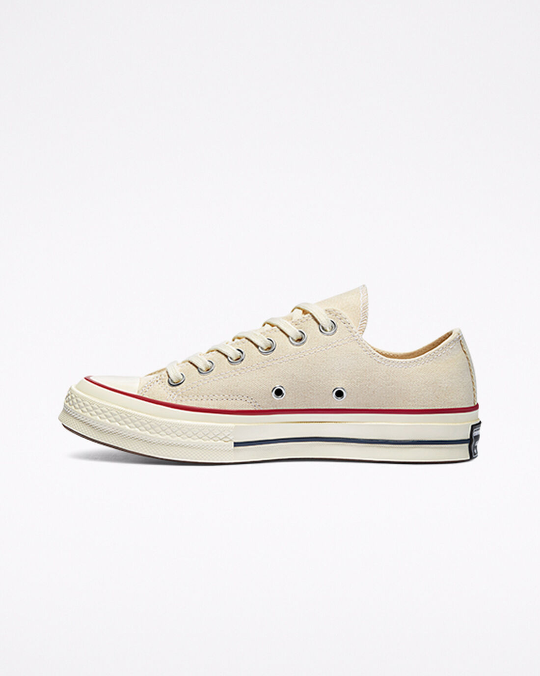 Converse Chuck 70 Vintage Canvas Sneakers Dam Beige/MörkRöda | Sverige-85210