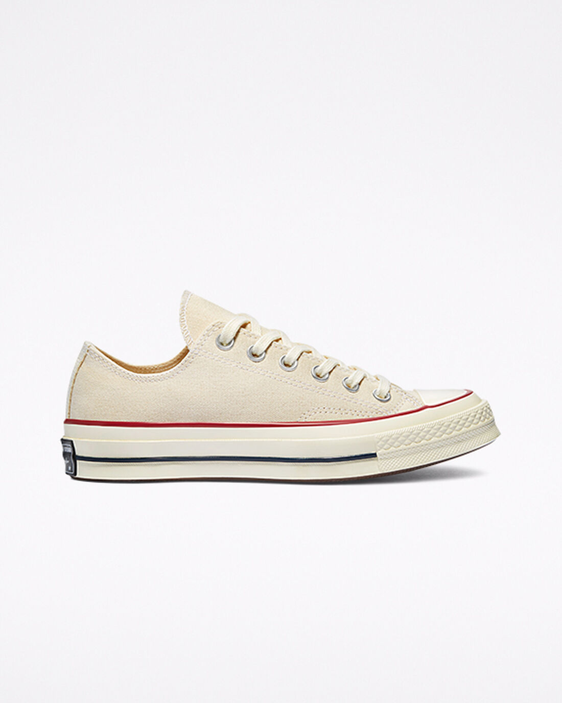 Converse Chuck 70 Vintage Canvas Sneakers Dam Beige/MörkRöda | Sverige-85210