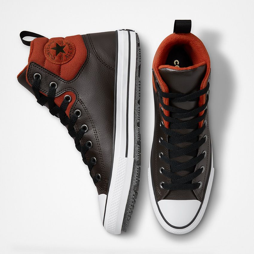 Converse Chuck Taylor All Star Berkshire Boot Vatten Resistant Vinterskor Dam Bruna/Orange/Svarta | Sverige-14527