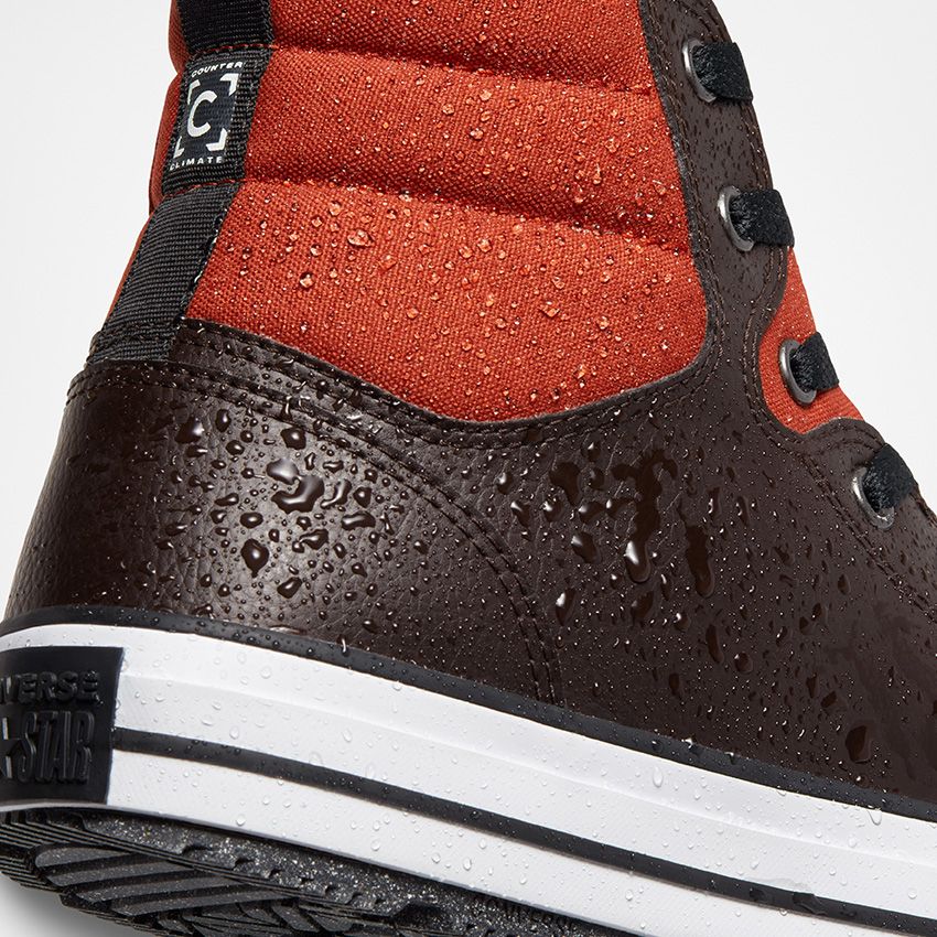 Converse Chuck Taylor All Star Berkshire Boot Vatten Resistant Vinterskor Dam Bruna/Orange/Svarta | Sverige-14527