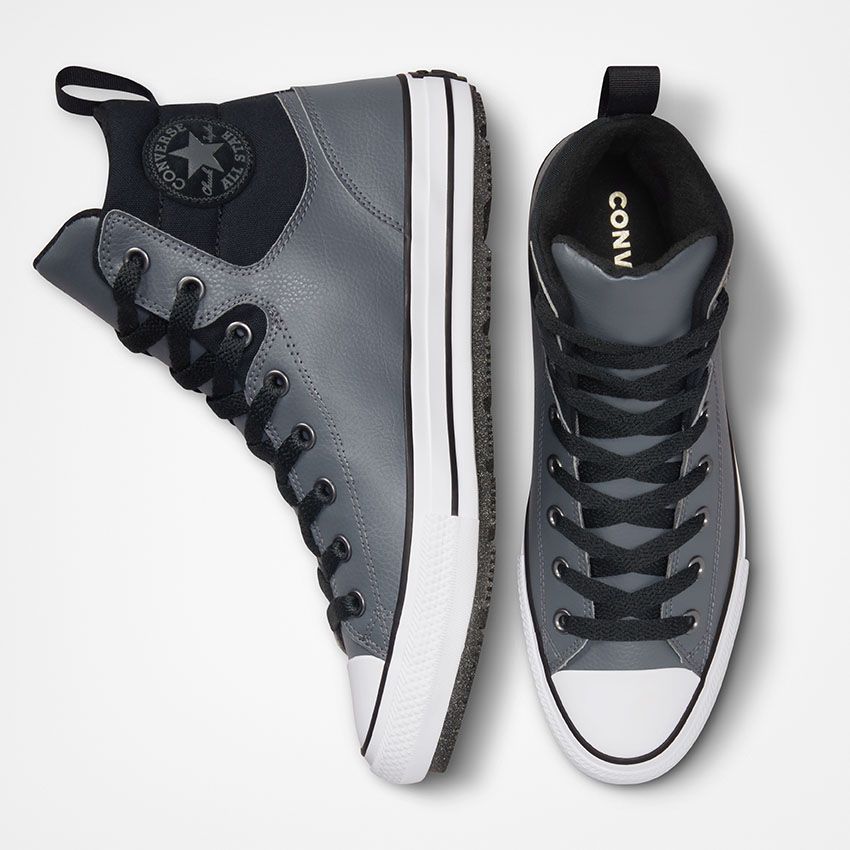 Converse Chuck Taylor All Star Berkshire Boot Vatten Resistant Vinterskor Dam Grå/Svarta | Sverige-36197