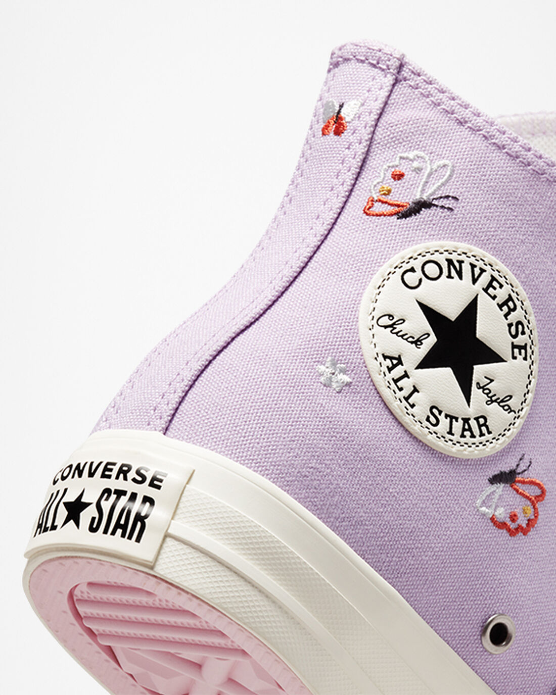 Converse Chuck Taylor All Star Butterfly Wings Höga Sneakers Dam Lila/Svarta | Sverige-12063