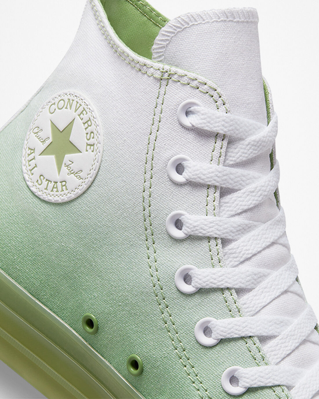 Converse Chuck Taylor All Star CX Gradient Höga Sneakers Dam Gröna/Vita/Gröna | Sverige-94386