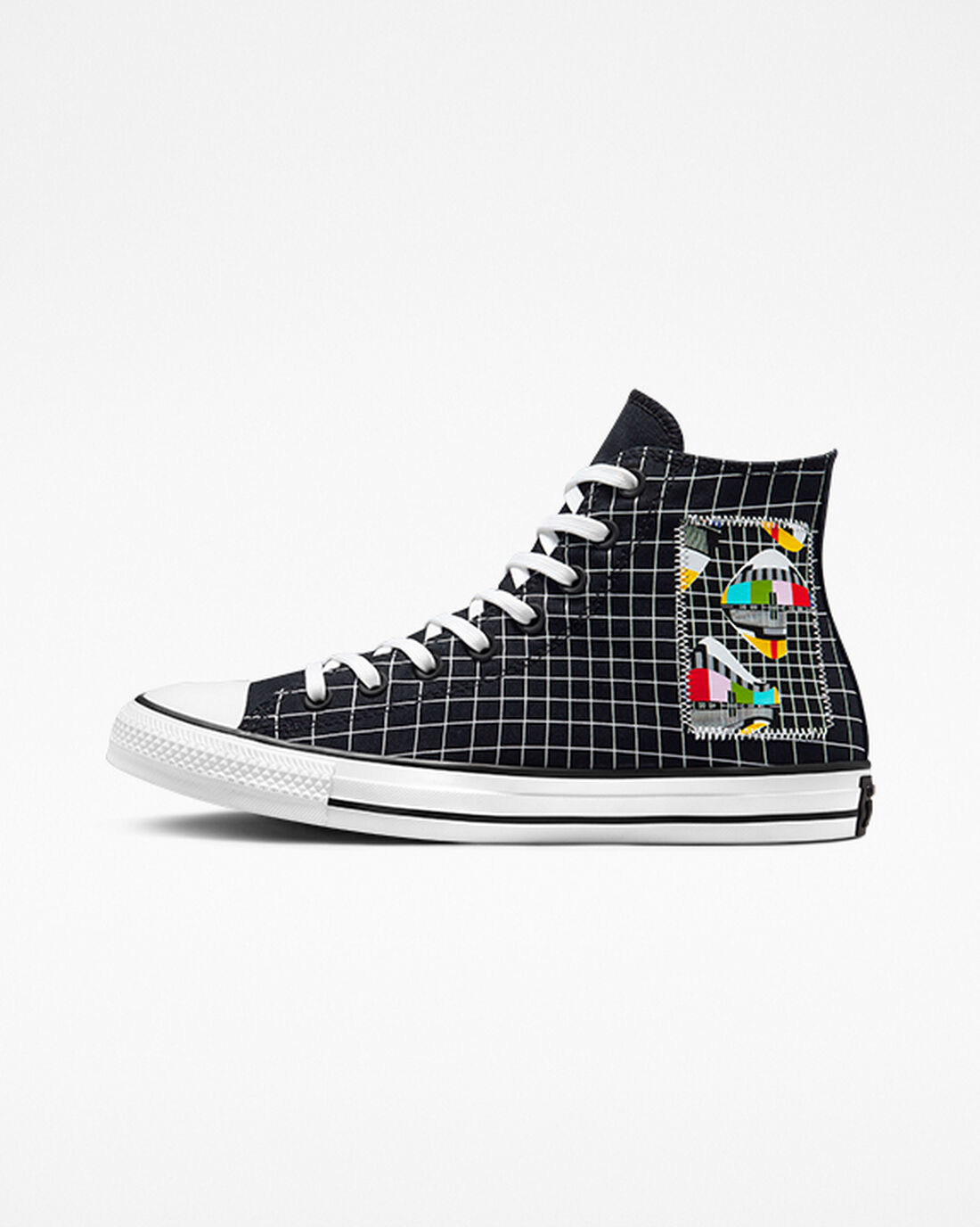 Converse Chuck Taylor All Star Color Grid Höga Sneakers Herr Vita/Olika Färger/Bruna | Sverige-65382