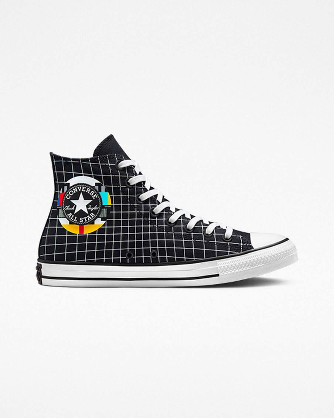 Converse Chuck Taylor All Star Color Grid Höga Sneakers Herr Vita/Olika Färger/Bruna | Sverige-65382