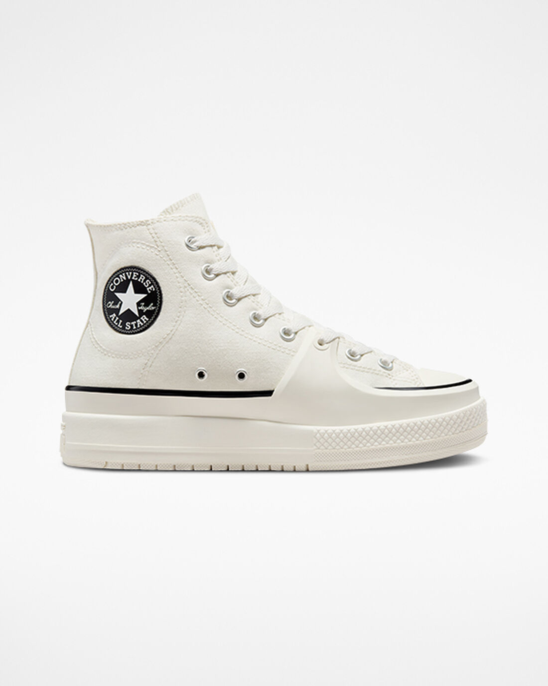 Converse Chuck Taylor All Star Construct Höga Sneakers Dam Vita/Svarta | Sverige-29176