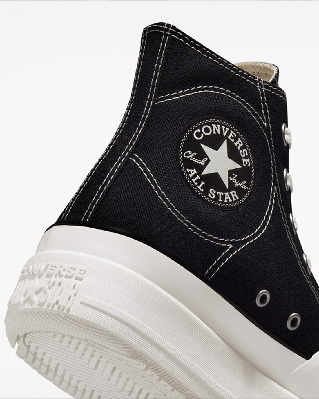 Converse Chuck Taylor All Star Construct Höga Sneakers Herr Svarta/Vita | Sverige-56840