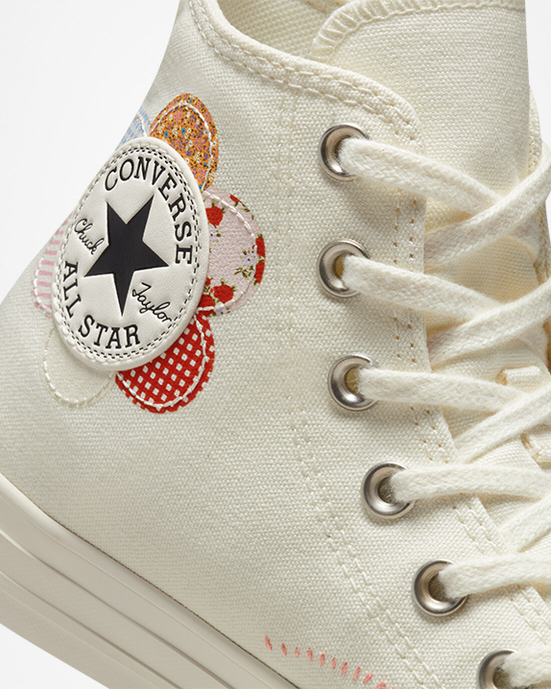 Converse Chuck Taylor All Star Crafted Patchwork Höga Sneakers Dam Beige/Orange Rosa/Svarta | Sverige-21967