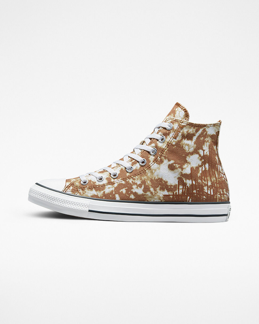 Converse Chuck Taylor All Star Dip Dye Höga Sneakers Dam Bruna/Vita/Svarta | Sverige-34286