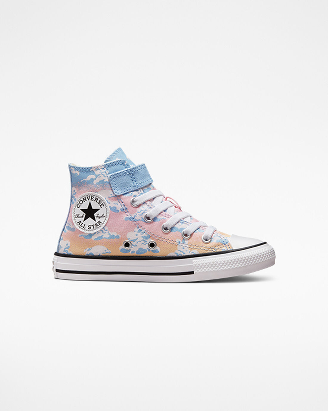 Converse Chuck Taylor All Star Easy-On Cloud Gazer Höga Sneakers Tjej Blå/Orange Rosa | Sverige-46918