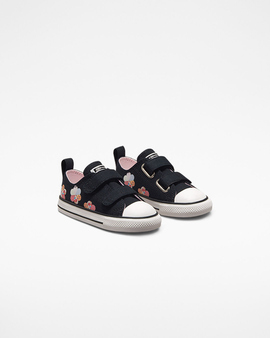 Converse Chuck Taylor All Star Easy-On Crafted Patchwork Sneakers Tjej Svarta/Orange Rosa | Sverige-92853