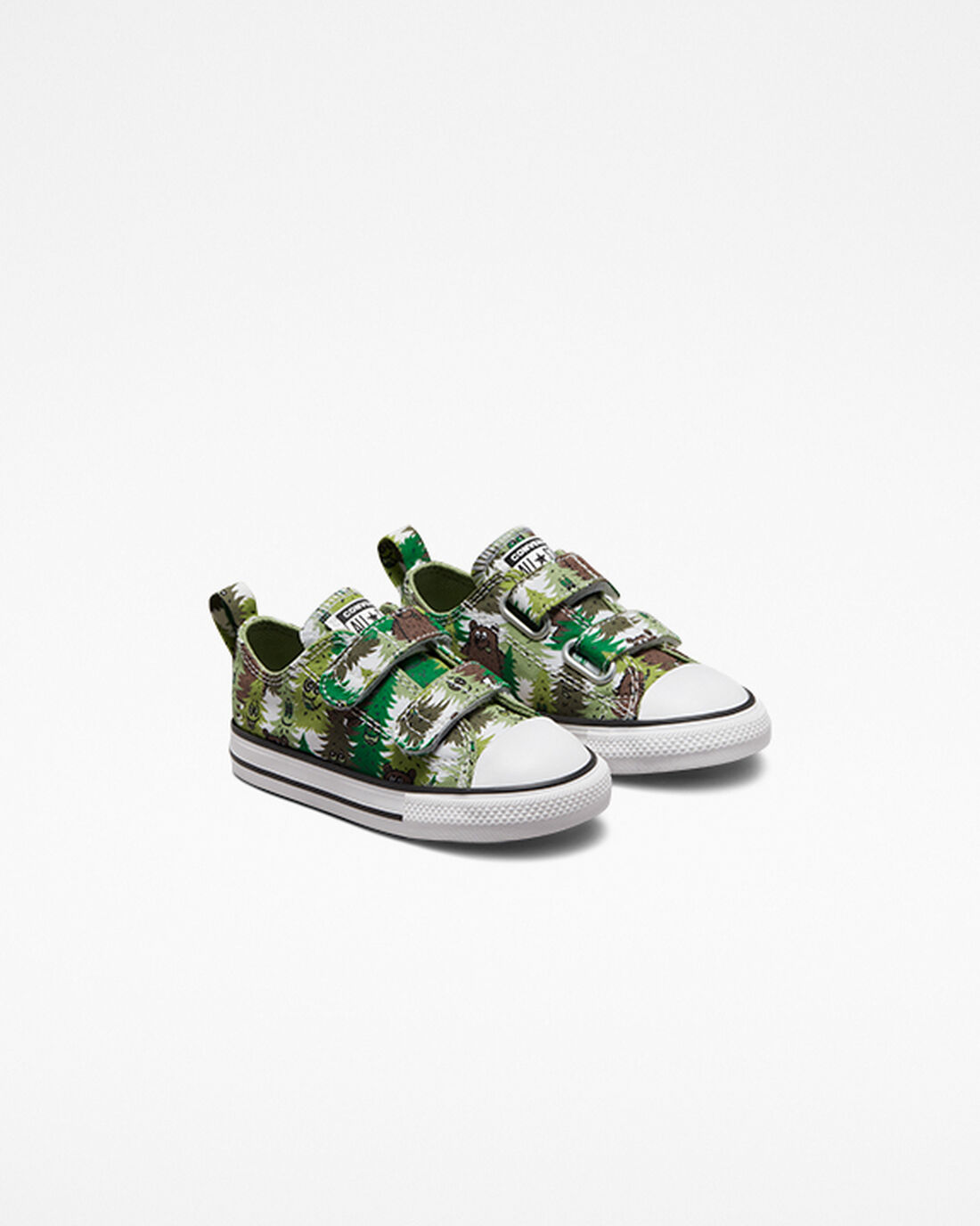 Converse Chuck Taylor All Star Easy-On Forest Camo Sneakers Tjej Vita/Gröna | Sverige-56034