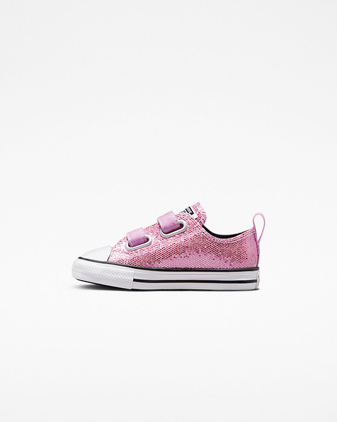 Converse Chuck Taylor All Star Easy-On Glitter Sneakers Tjej Rosa/Svarta | Sverige-81392