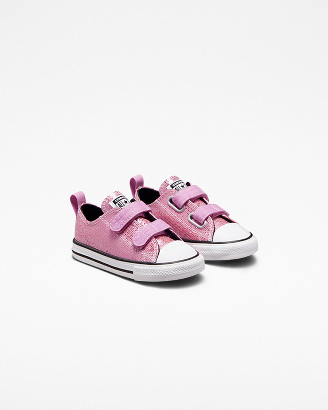 Converse Chuck Taylor All Star Easy-On Glitter Sneakers Tjej Rosa/Svarta | Sverige-81392