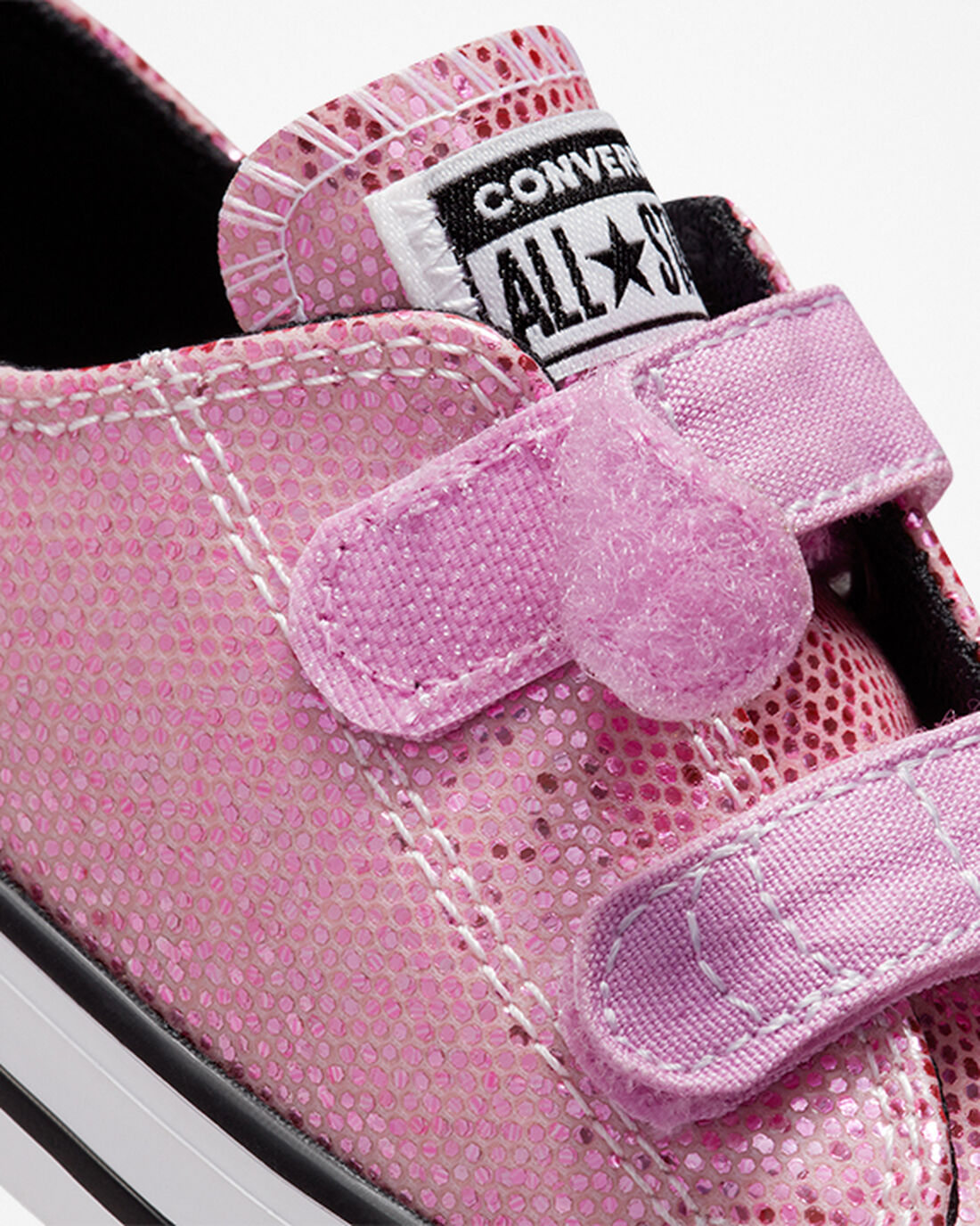 Converse Chuck Taylor All Star Easy-On Glitter Sneakers Tjej Rosa/Svarta | Sverige-81392