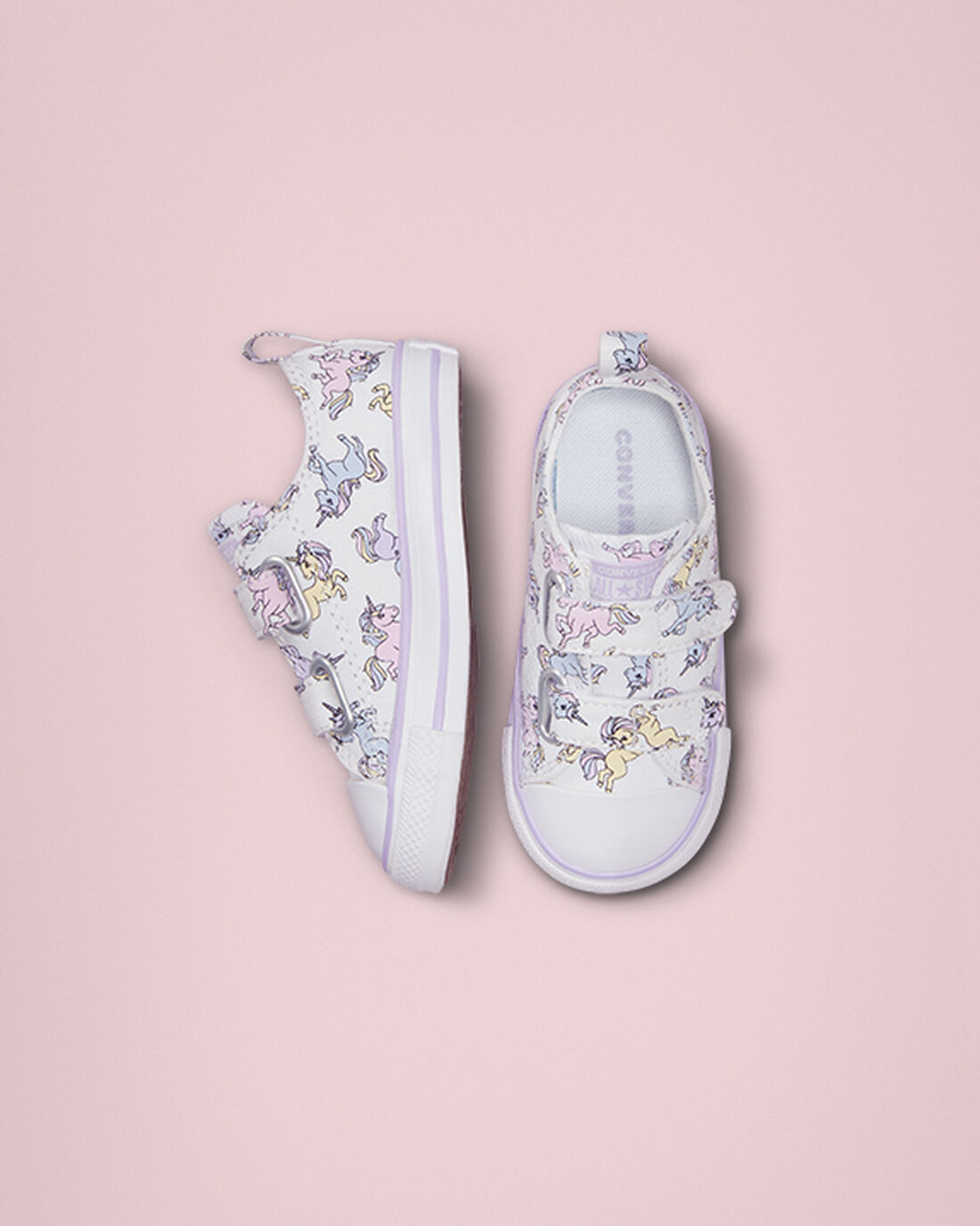 Converse Chuck Taylor All Star Easy-On Unicorns Sneakers Tjej Vita/Grå Lila | Sverige-02569