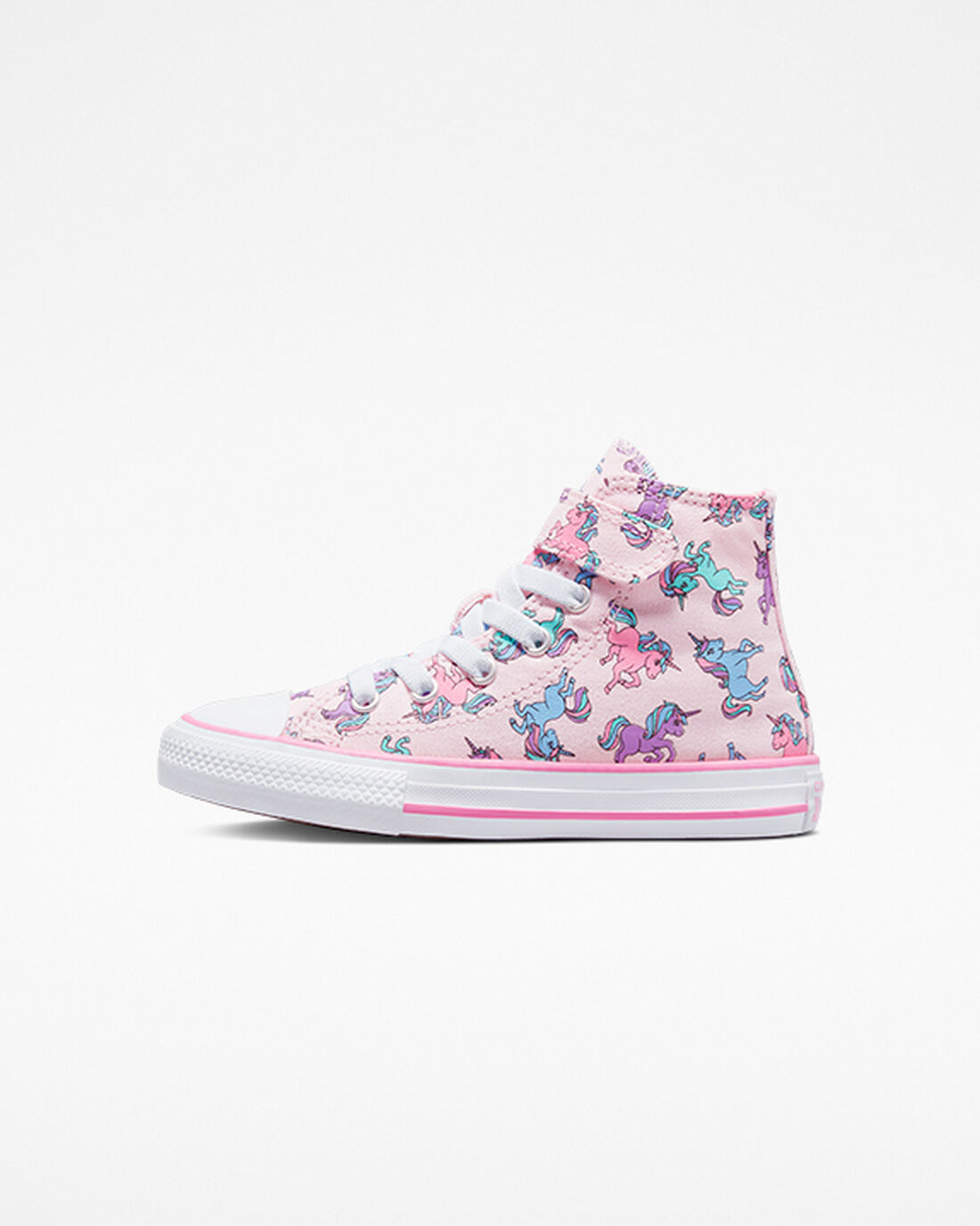 Converse Chuck Taylor All Star Easy-On Unicorns Höga Sneakers Pojke Rosa/Blå | Sverige-47915