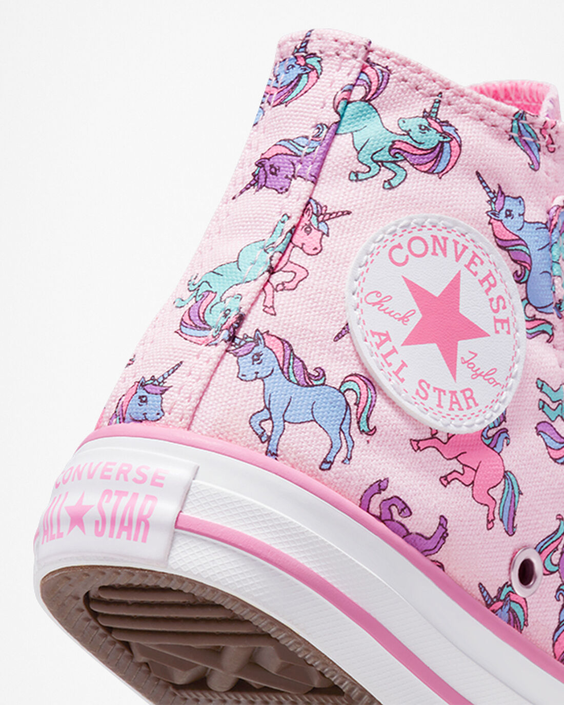 Converse Chuck Taylor All Star Easy-On Unicorns Höga Sneakers Pojke Rosa/Blå | Sverige-47915