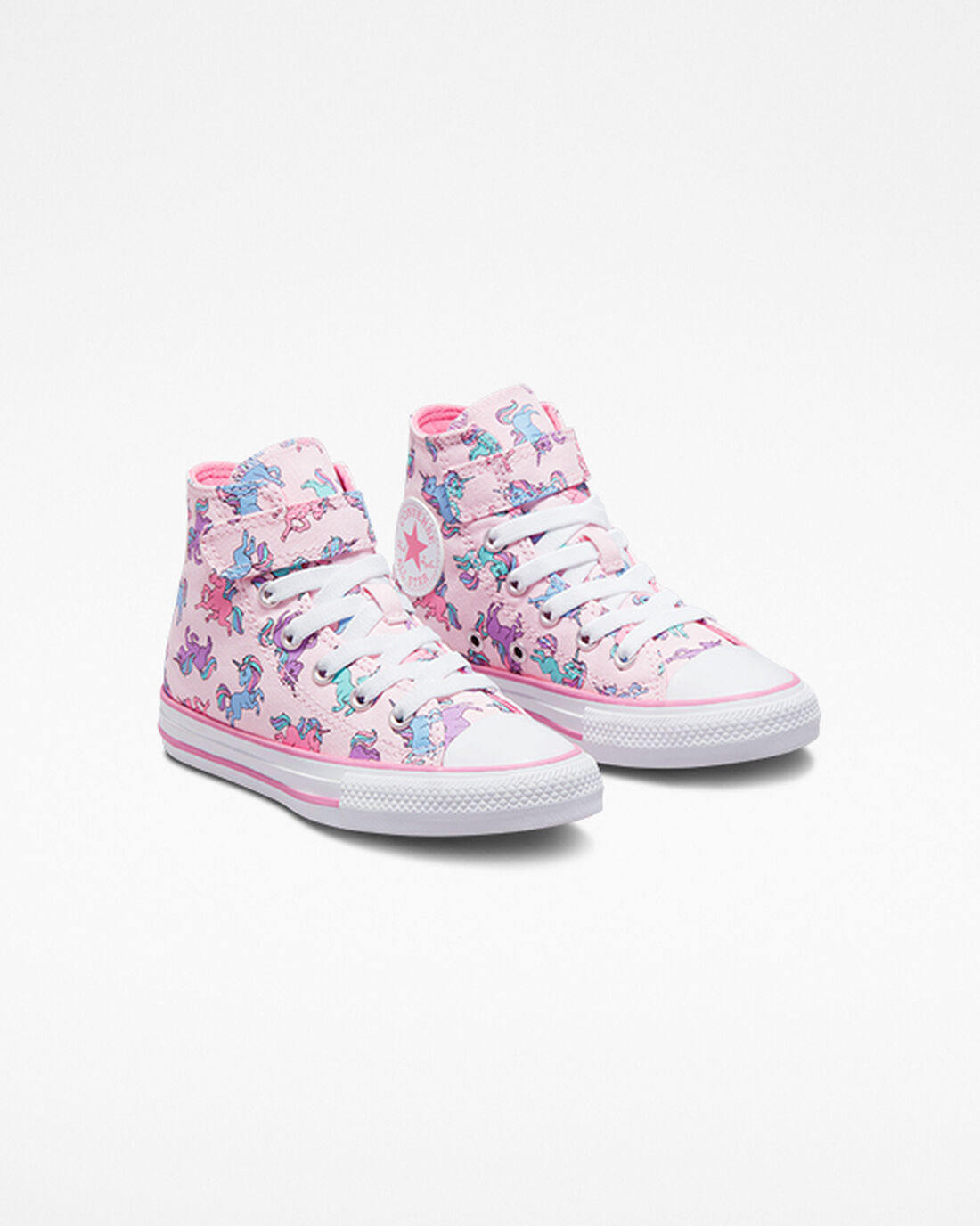 Converse Chuck Taylor All Star Easy-On Unicorns Höga Sneakers Pojke Rosa/Blå | Sverige-47915