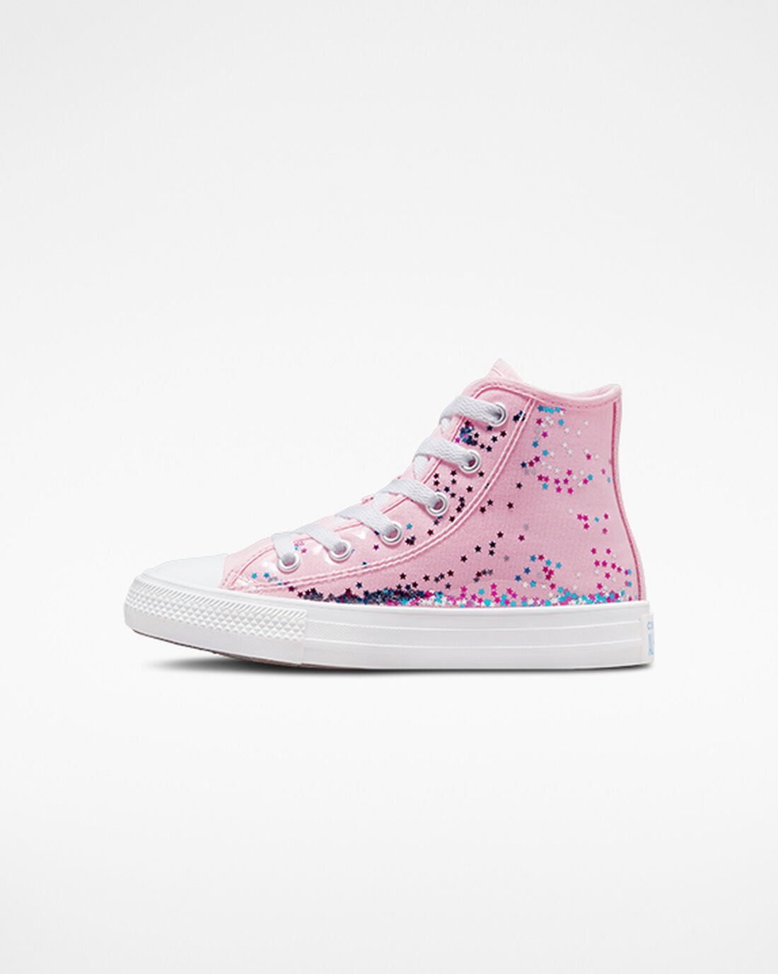 Converse Chuck Taylor All Star Encapsulated Glitter Höga Sneakers Tjej Orange | Sverige-61704