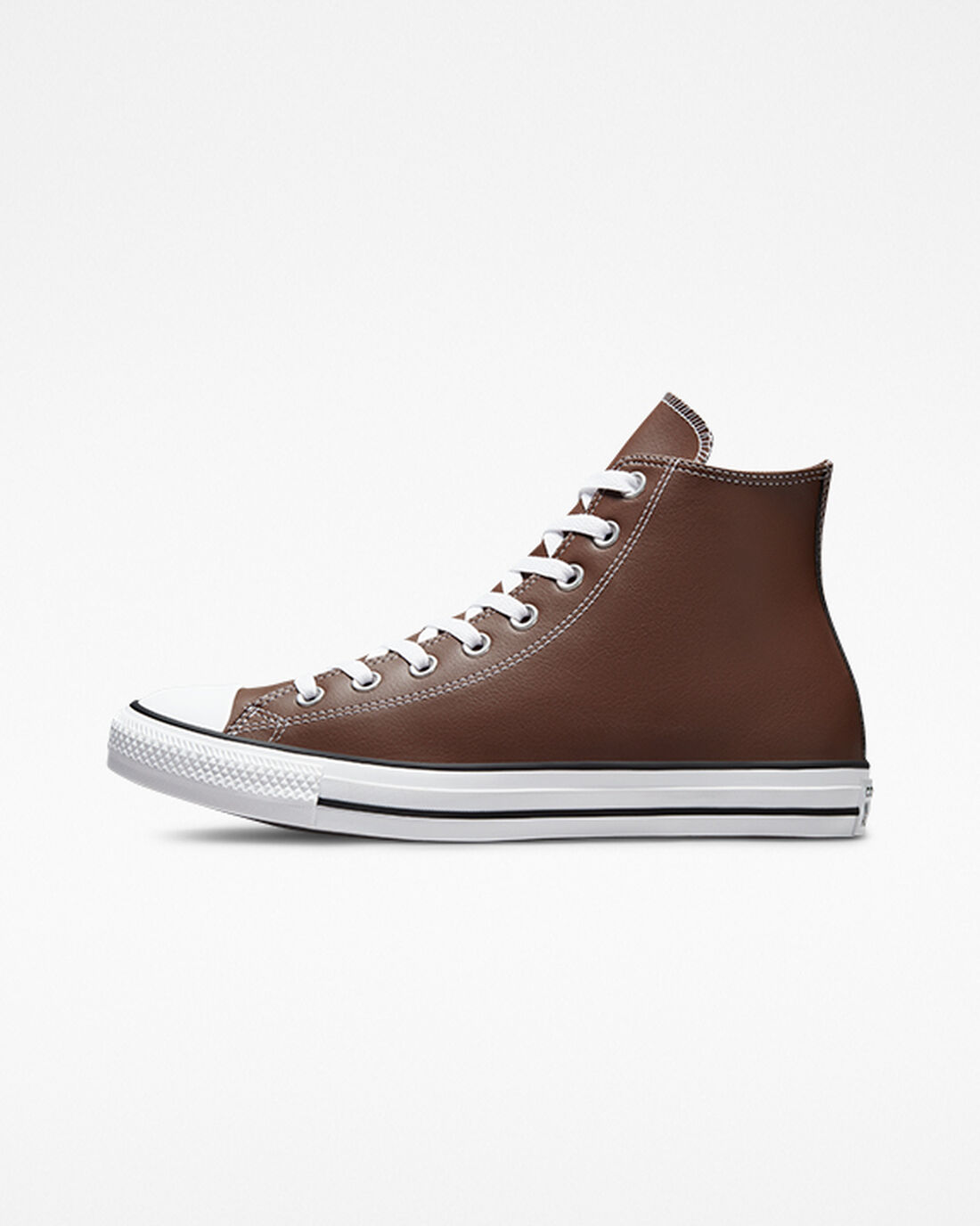 Converse Chuck Taylor All Star Faux Leather Höga Sneakers Herr Vita/Svarta | Sverige-04715