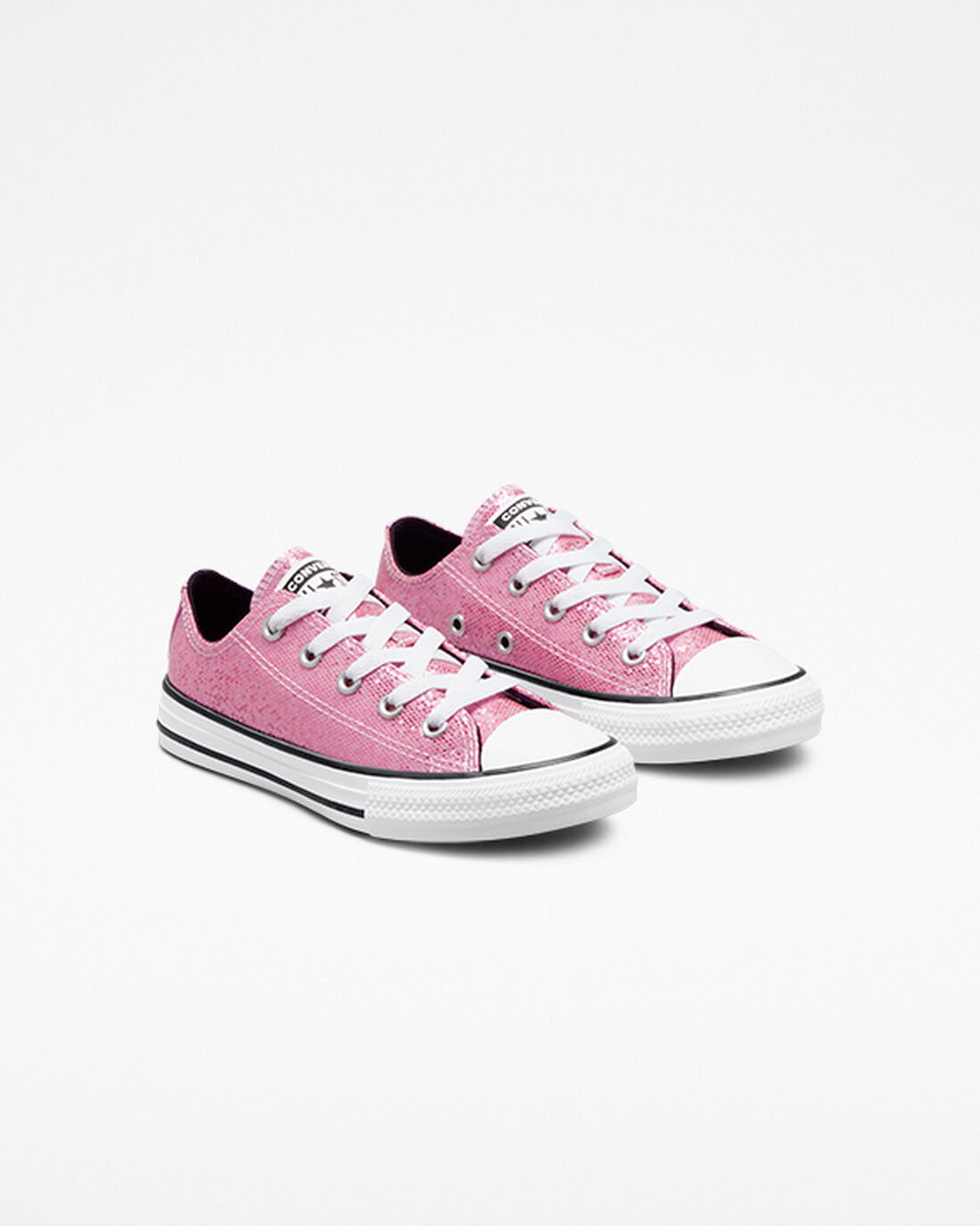 Converse Chuck Taylor All Star Glitter Sneakers Tjej Rosa/Svarta | Sverige-51879