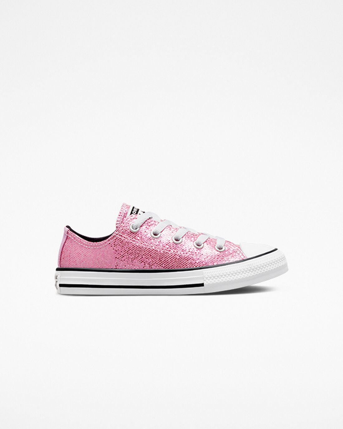 Converse Chuck Taylor All Star Glitter Sneakers Tjej Rosa/Svarta | Sverige-51879