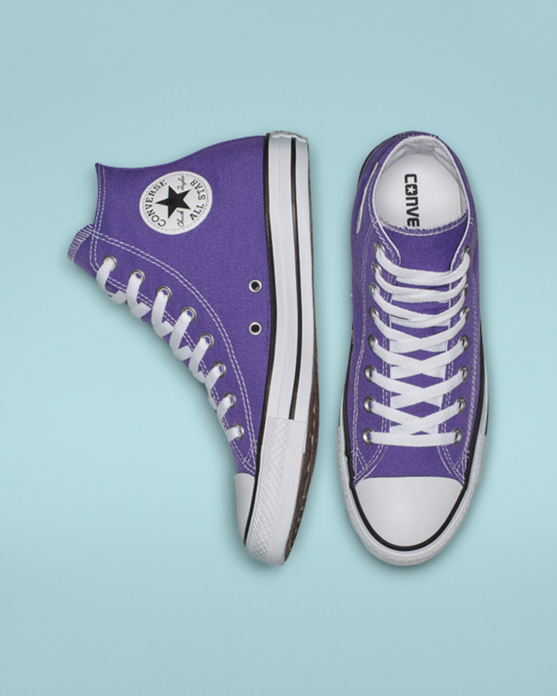 Converse Chuck Taylor All Star Höga Sneakers Dam Lila | Sverige-06932