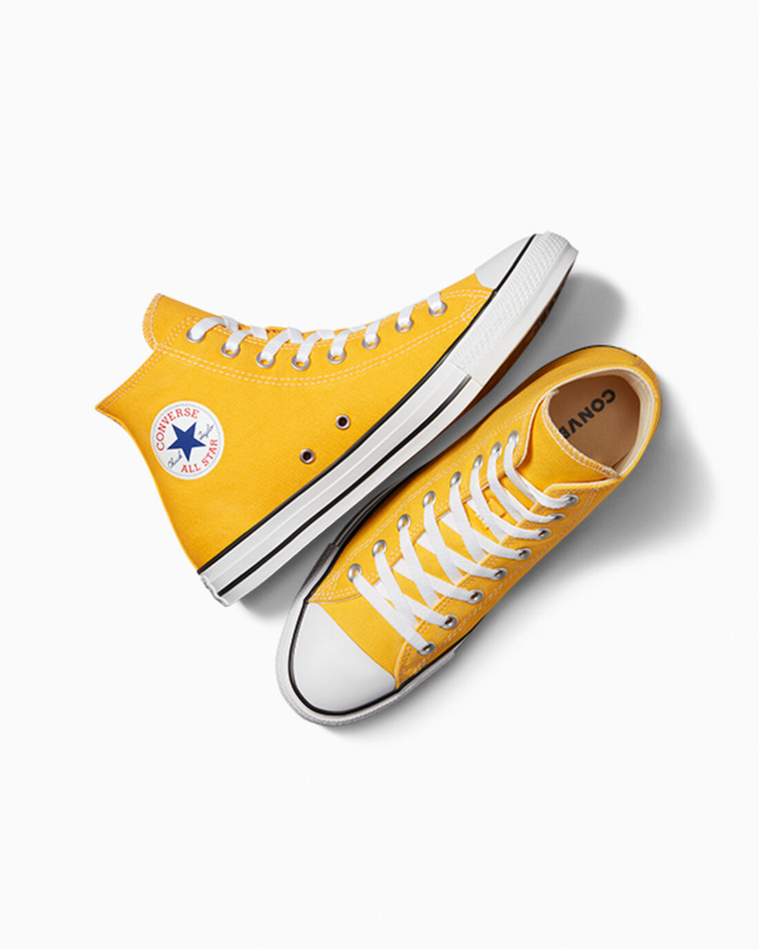 Converse Chuck Taylor All Star Höga Sneakers Dam Citron | Sverige-08463