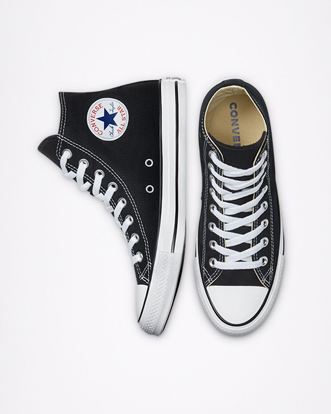 Converse Chuck Taylor All Star Höga Sneakers Herr Svarta | Sverige-10983