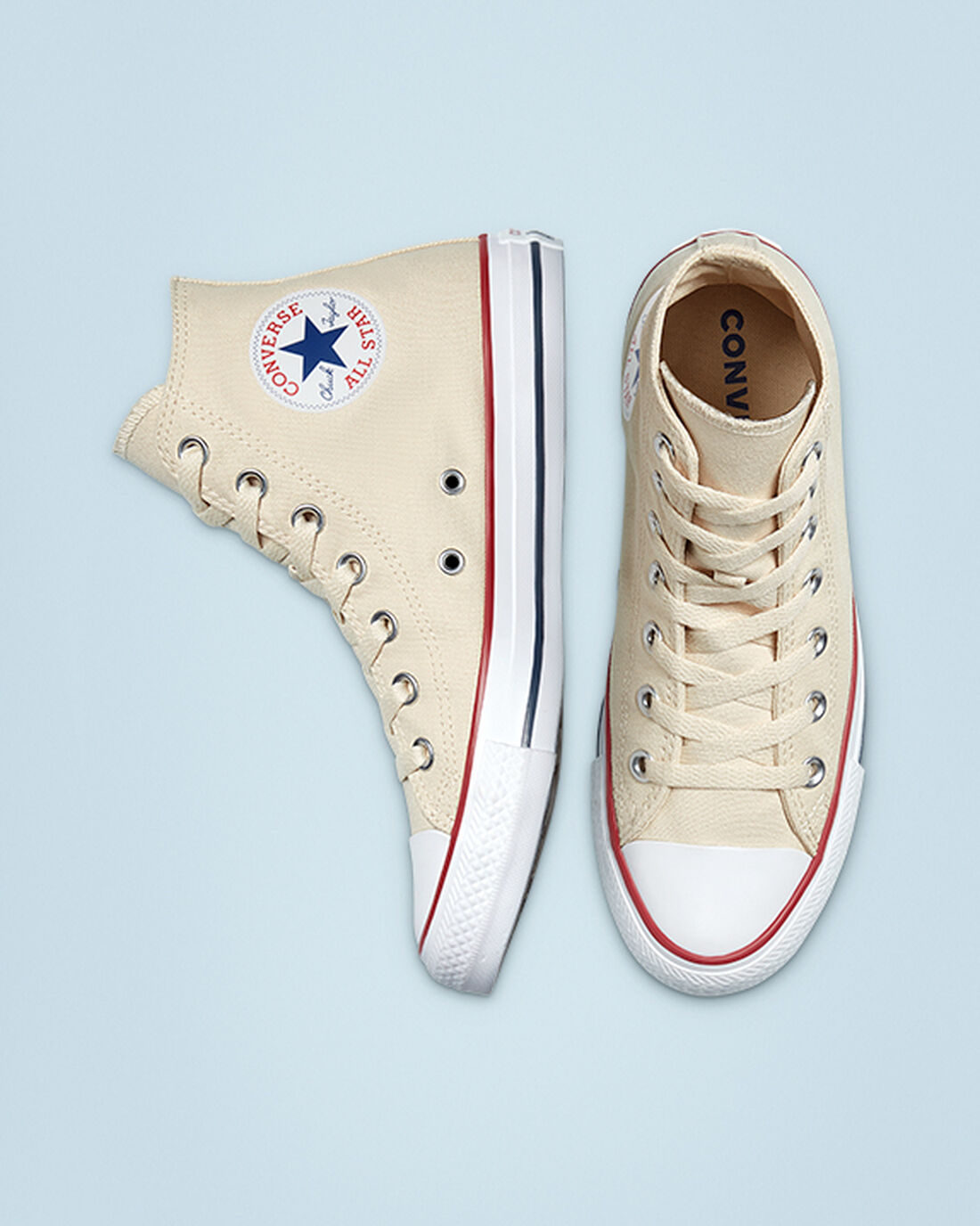 Converse Chuck Taylor All Star Höga Sneakers Dam Beige | Sverige-21435