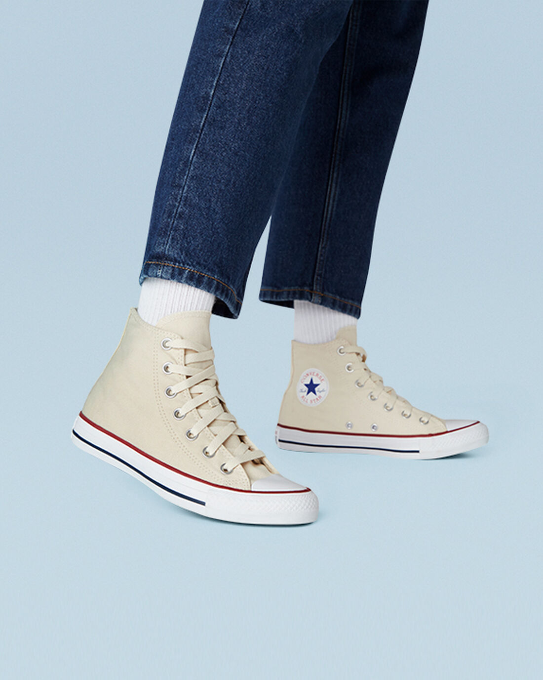 Converse Chuck Taylor All Star Höga Sneakers Dam Beige | Sverige-21435