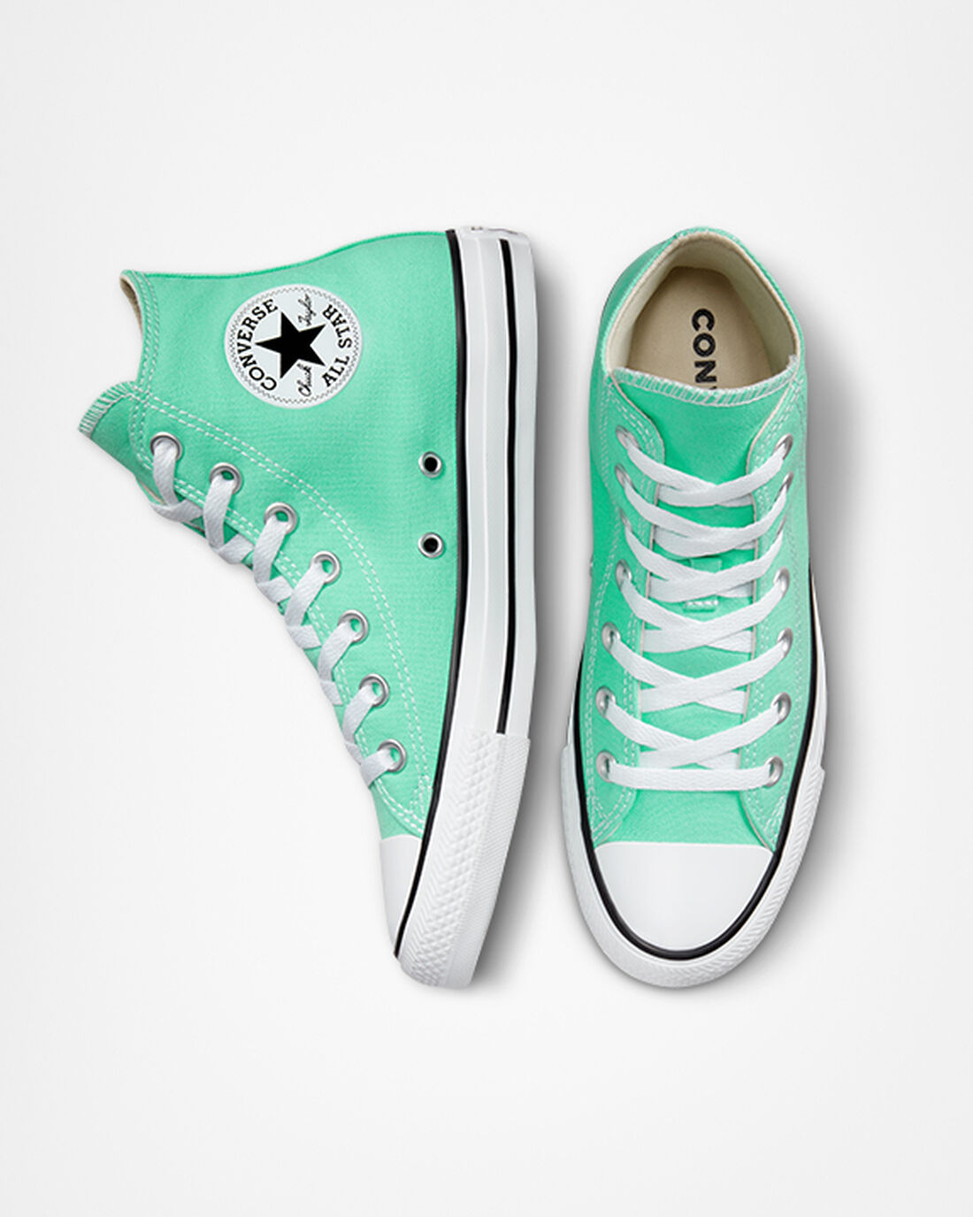 Converse Chuck Taylor All Star Höga Sneakers Dam Turkos/Vita/Svarta | Sverige-28346