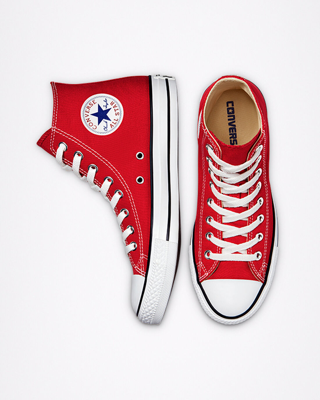 Converse Chuck Taylor All Star Höga Sneakers Herr Röda | Sverige-28541