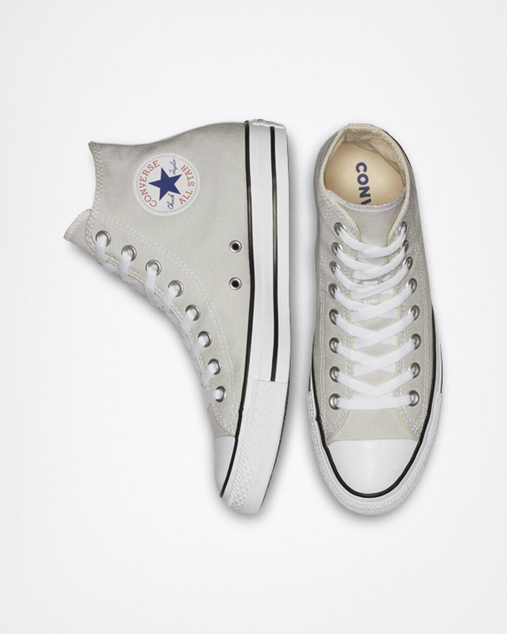 Converse Chuck Taylor All Star Höga Sneakers Dam LjusGrå | Sverige-38749