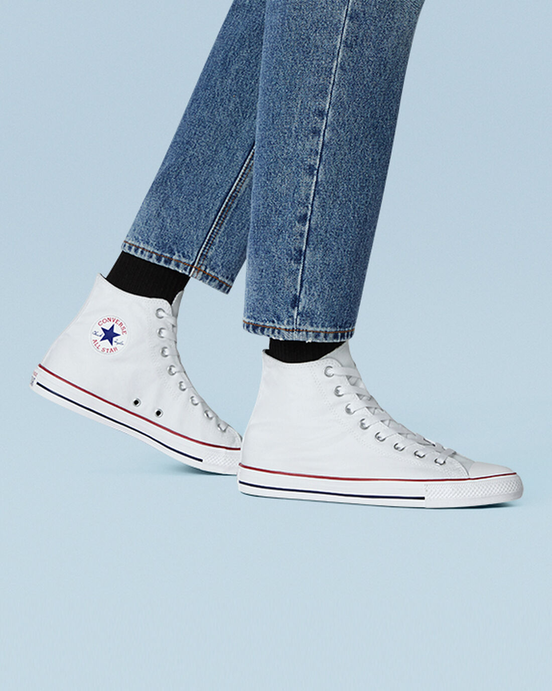 Converse Chuck Taylor All Star Höga Sneakers Dam Vita | Sverige-74930