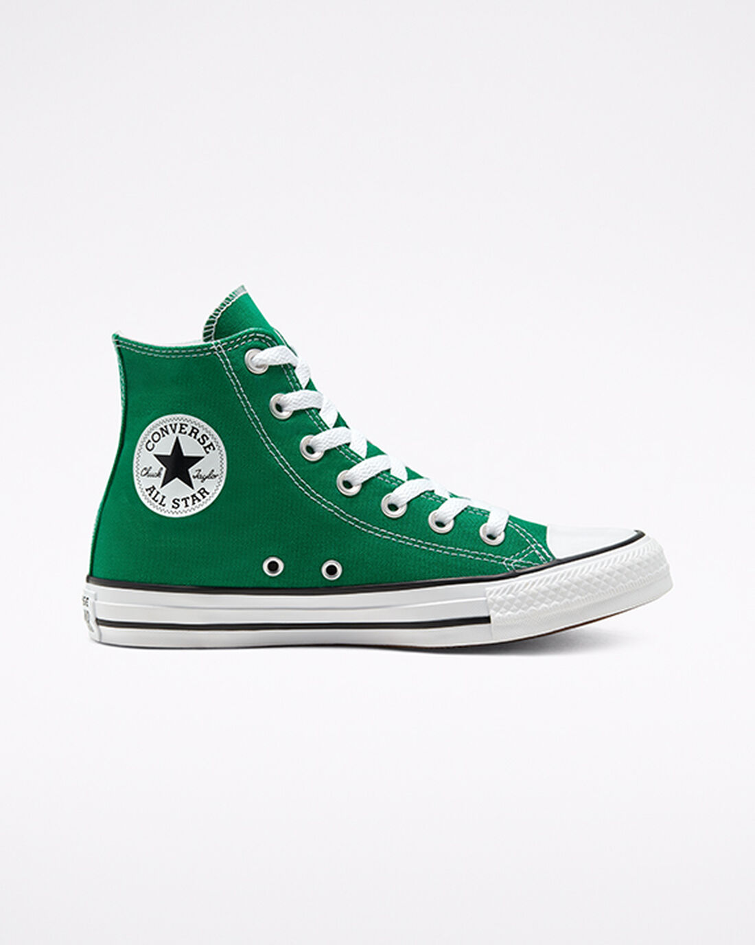 Converse Chuck Taylor All Star Höga Sneakers Dam Gröna/Vita | Sverige-93852