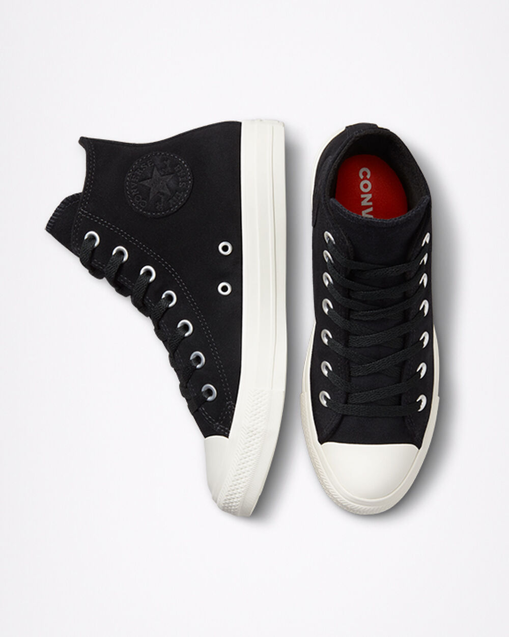 Converse Chuck Taylor All Star Höga Sneakers Dam Svarta/Vita | Sverige-94025