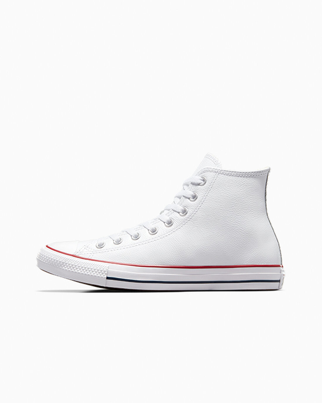 Converse Chuck Taylor All Star Leather Höga Sneakers Herr Vita | Sverige-03218