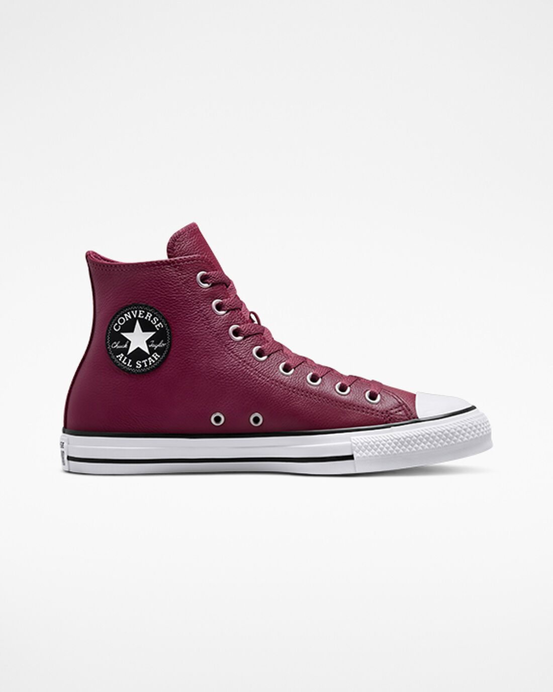 Converse Chuck Taylor All Star Leather Höga Sneakers Herr Rosa | Sverige-43805