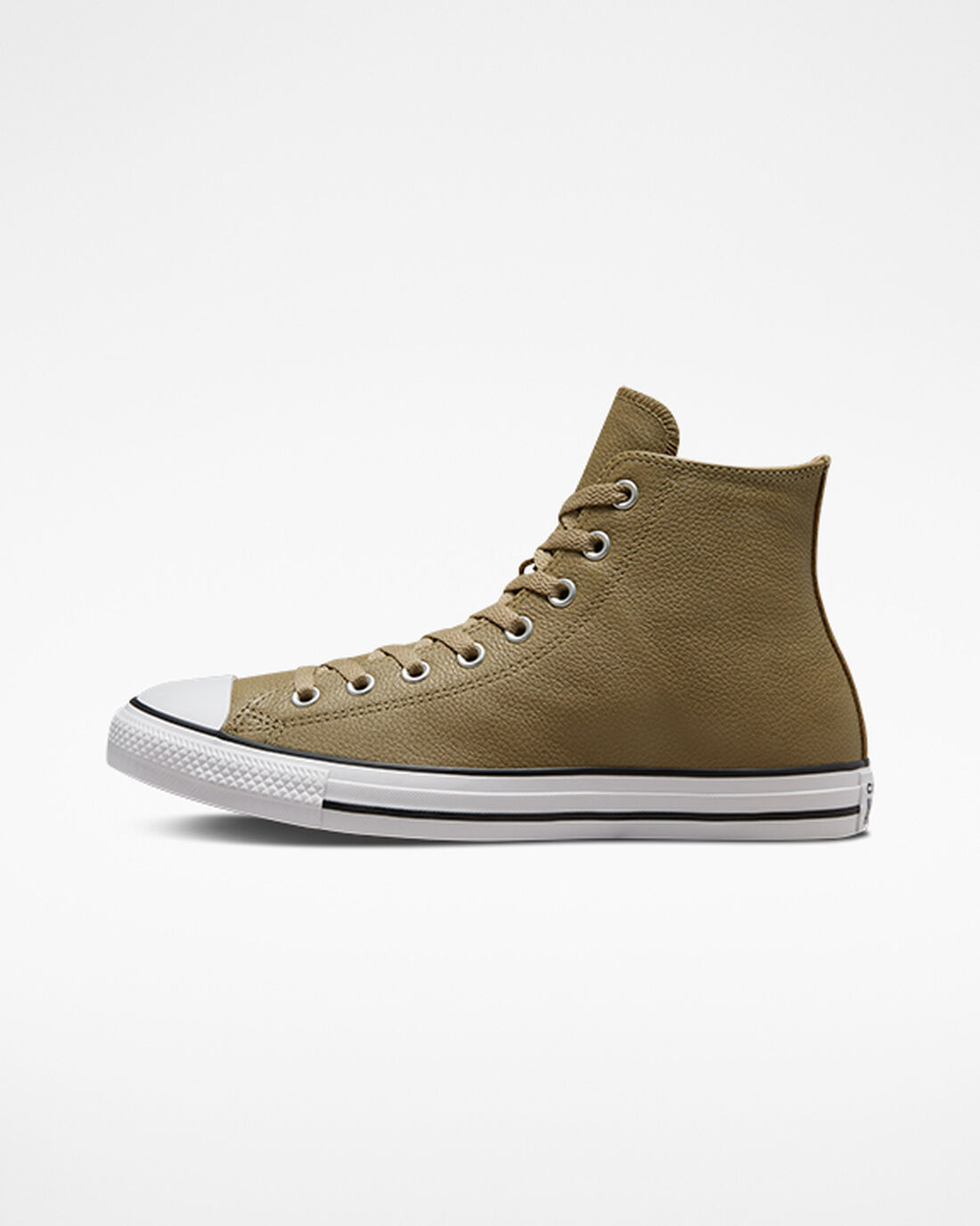 Converse Chuck Taylor All Star Leather Höga Sneakers Herr Khaki | Sverige-78643