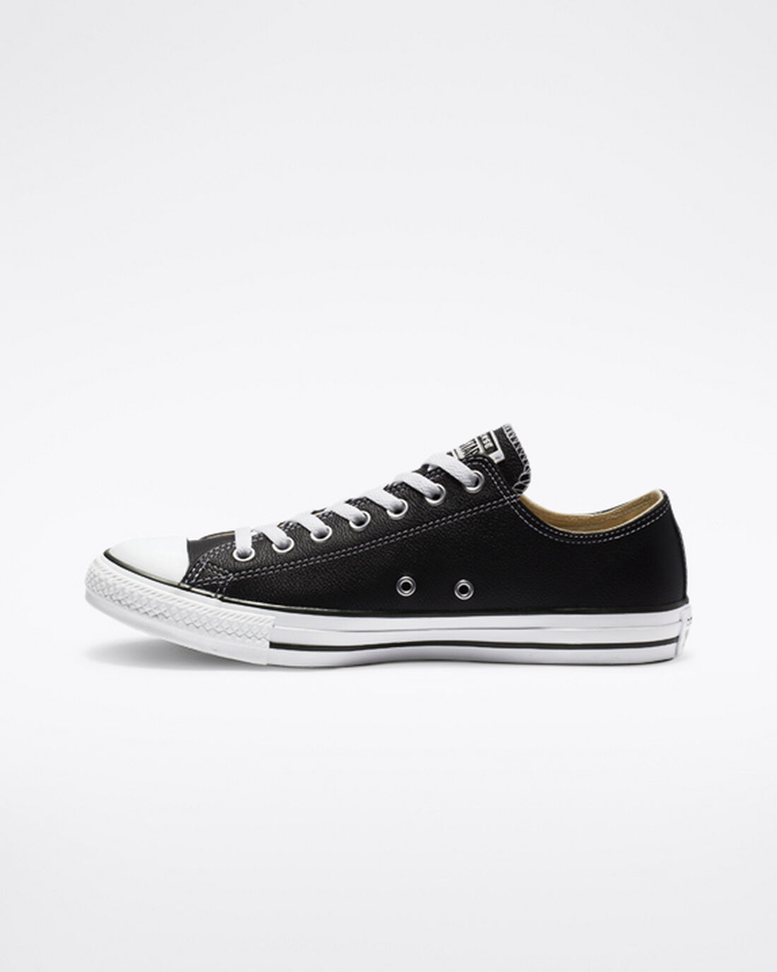 Converse Chuck Taylor All Star Leather Sneakers Herr Svarta | Sverige-03257