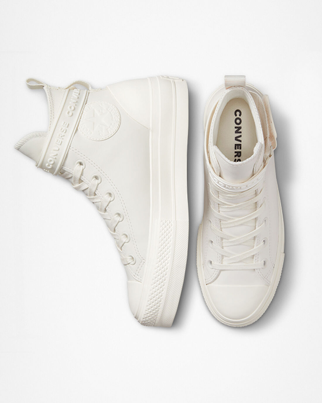 Converse Chuck Taylor All Star Lift Höga Sneakers Dam Vita | Sverige-02164