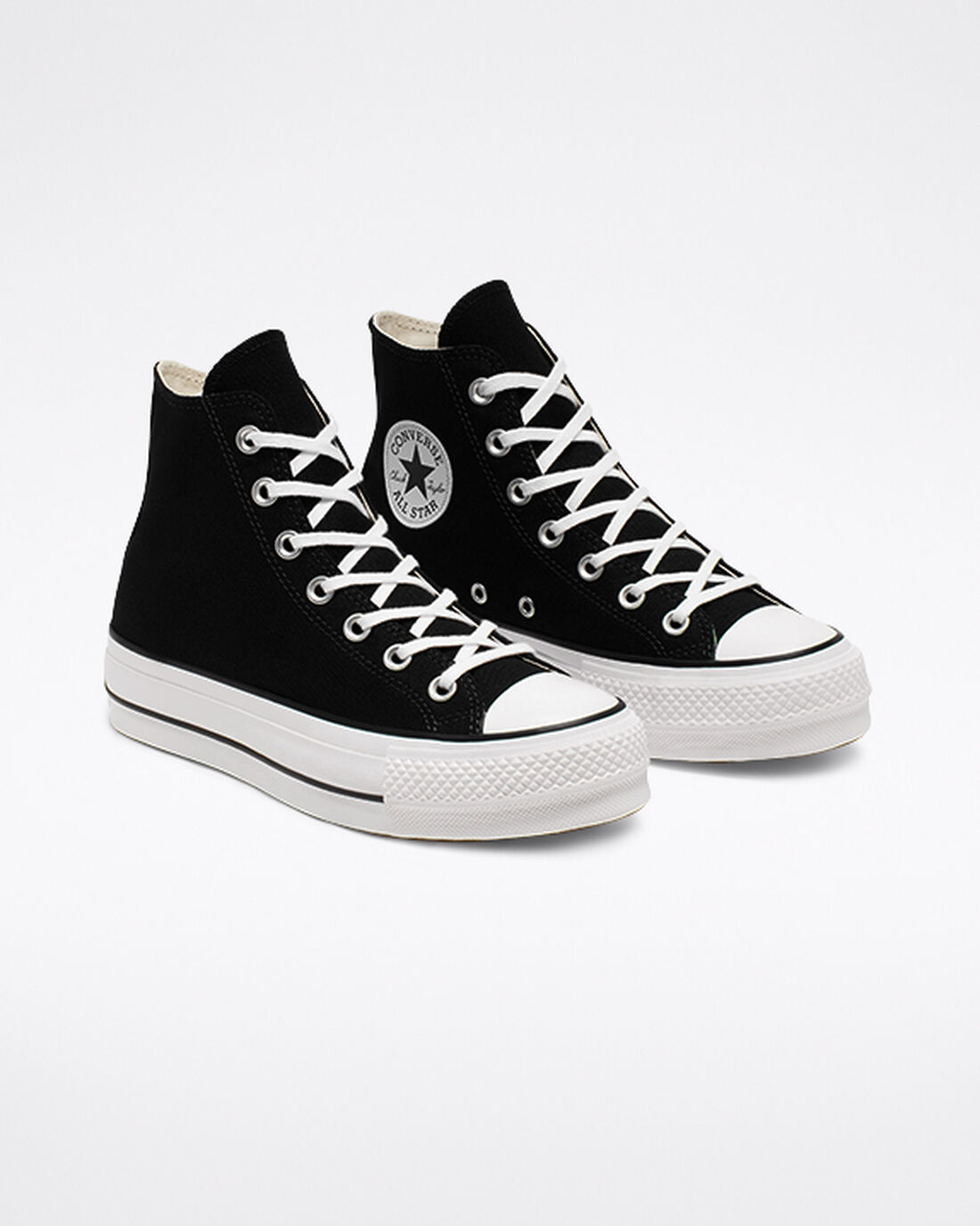 Converse Chuck Taylor All Star Lift Höga Sneakers Dam Svarta/Vita | Sverige-06789