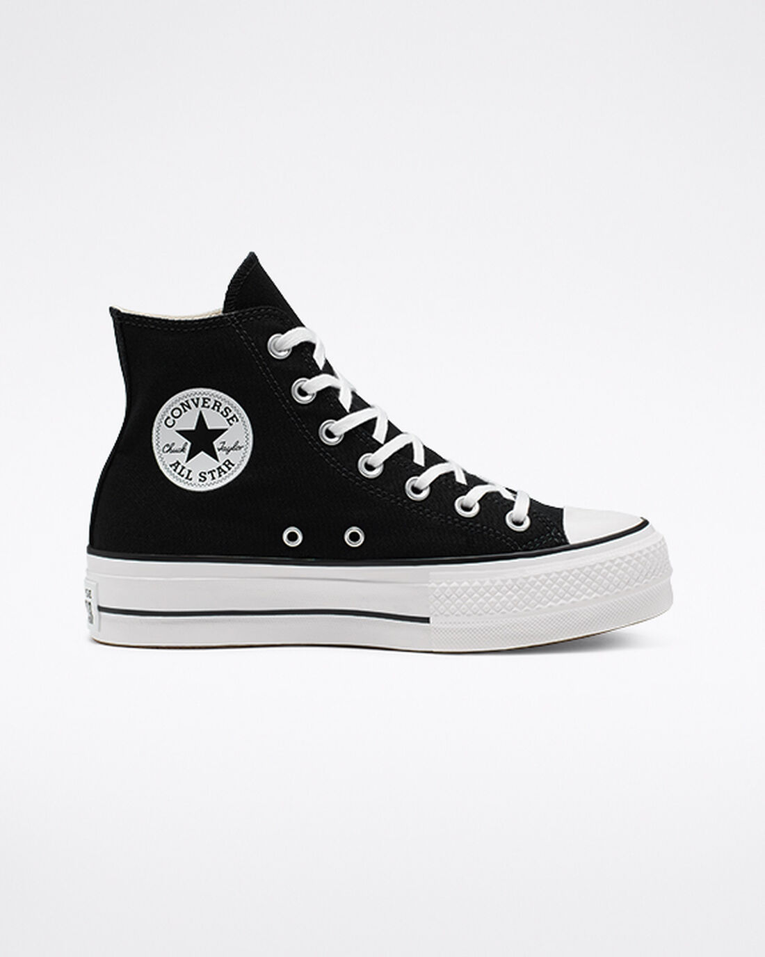 Converse Chuck Taylor All Star Lift Höga Sneakers Dam Svarta/Vita | Sverige-06789