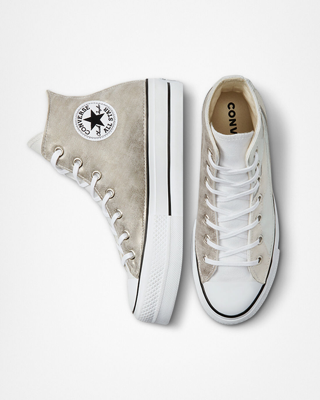 Converse Chuck Taylor All Star Lift Höga Sneakers Dam Vita | Sverige-15098